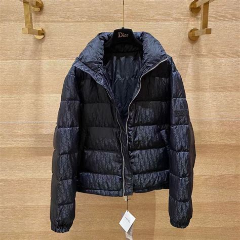 dior bubble jacket black|Dior down jacket black.